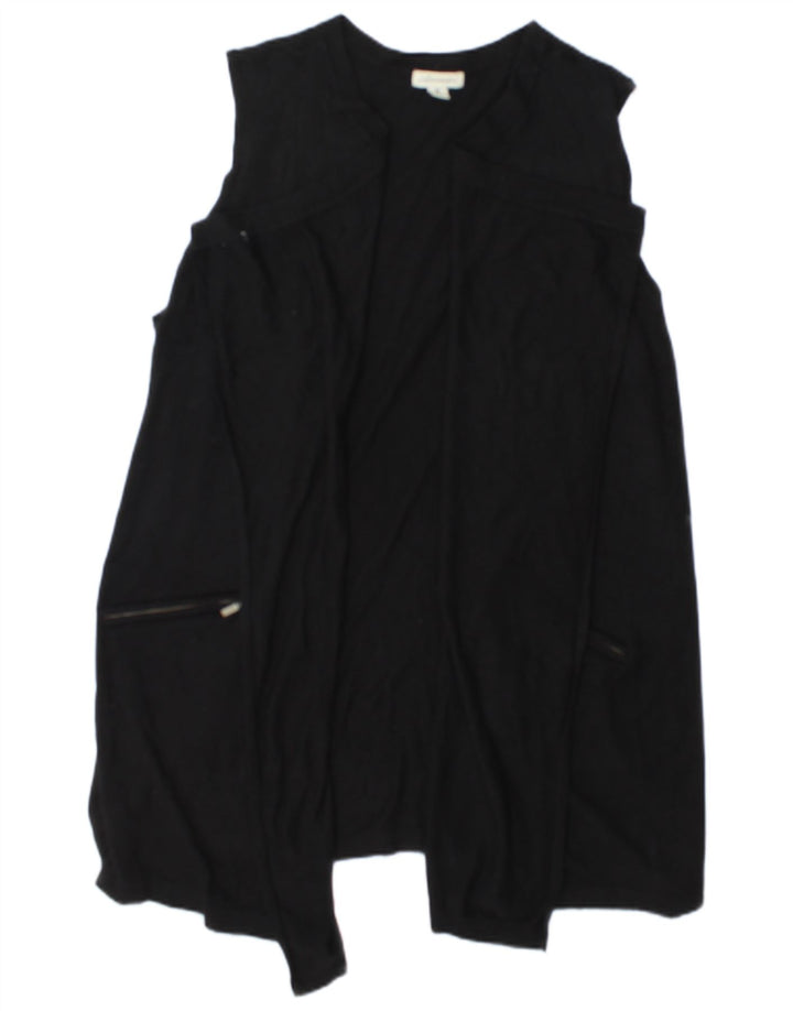 Maglione cardigan lungo da donna Marks & Spencer UK 14 medio nero
