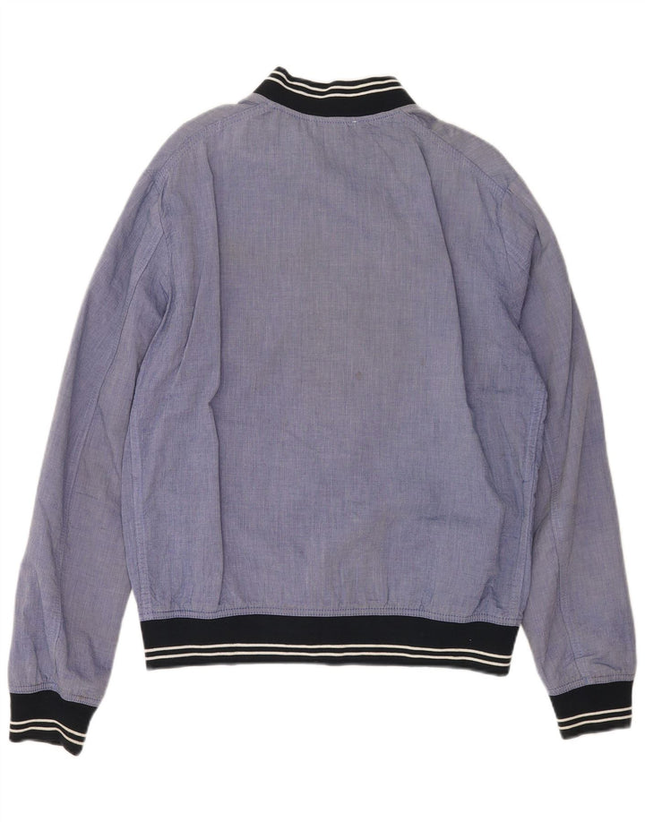 Giubbotto bomber da uomo Zara UK 38 blu medio