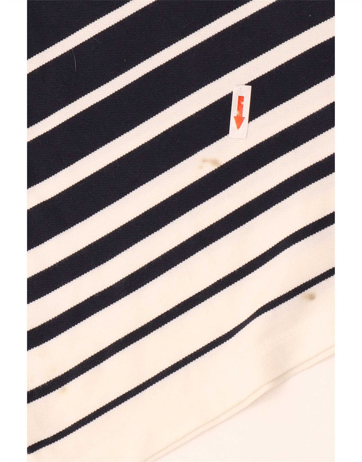 Polo da donna Tommy Hilfiger UK 14 medio blu navy a righe