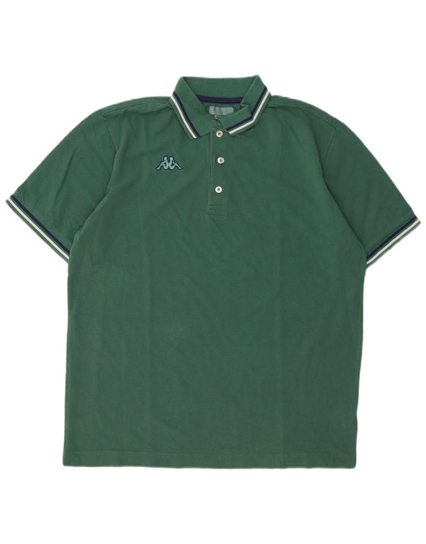 Polo Kappa Uomo XL Verde Cotone
