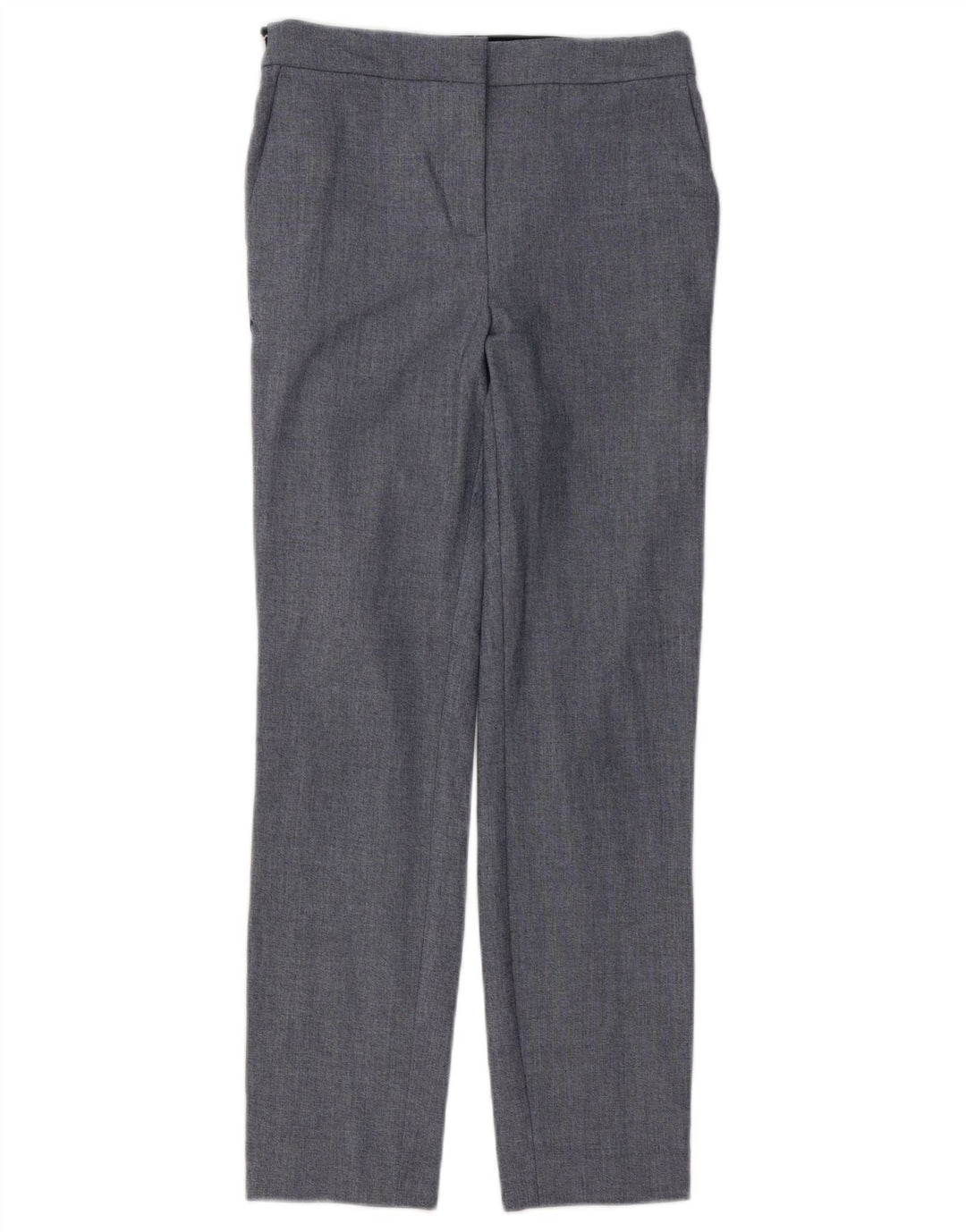 Pantaloni chino slim da donna Zara piccoli W26 L27 poliestere a righe grigie