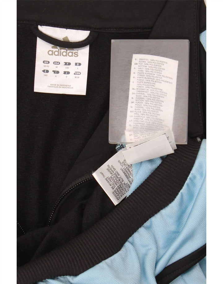 Giacca da tuta da uomo Adidas UK 40/42 Medium Black Colourblock