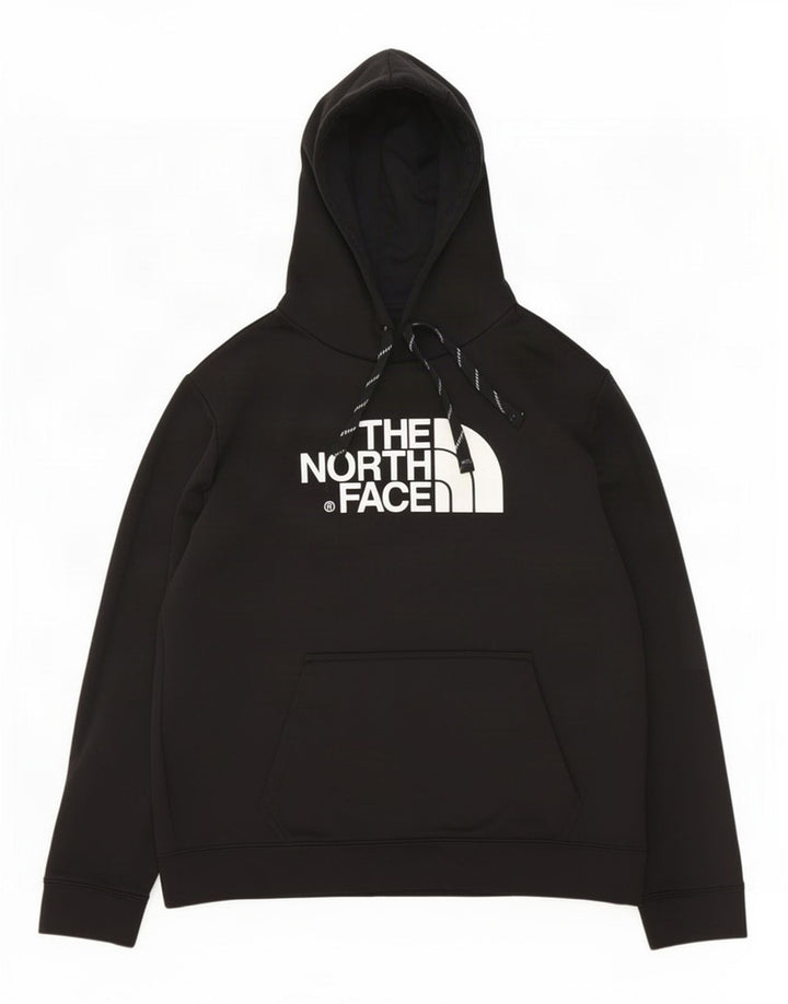Felpa con cappuccio grafica da uomo The North Face grande poliestere nero