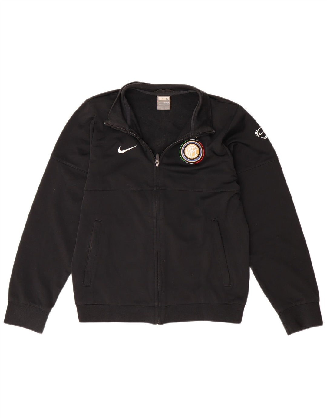 Giacca da tuta da ragazzo NIKE Inter Milan 12-13 anni in poliestere nero