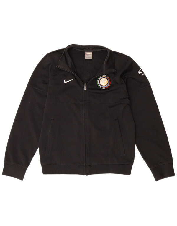 Giacca da tuta da ragazzo NIKE Inter Milan 12-13 anni in poliestere nero