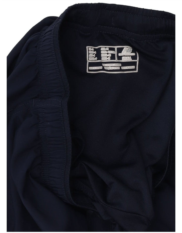 Pantaloncini sportivi da uomo New Balance piccoli in poliestere blu navy