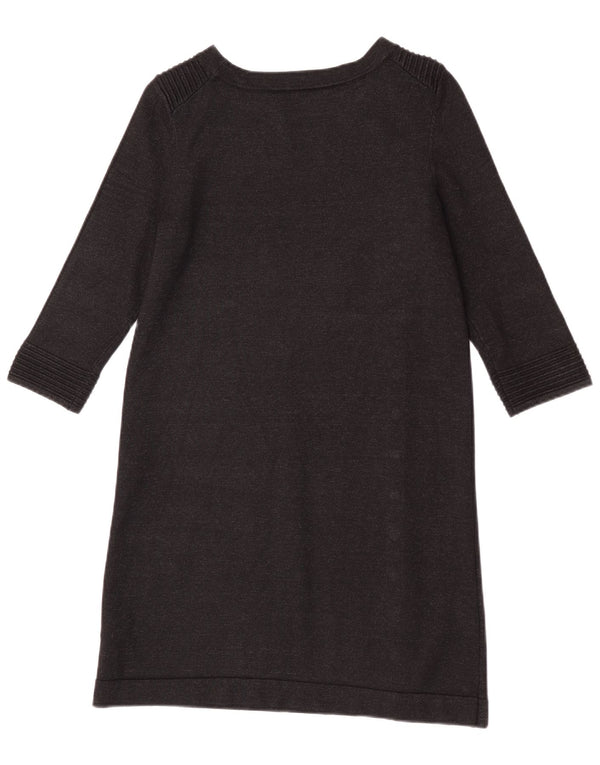 Abito maglione da donna con maniche a 3/4 Phase Eight UK 10 Piccolo in viscosa nera
