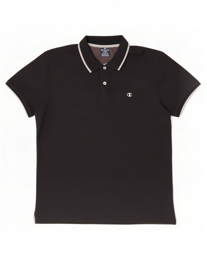 Polo da uomo Champion grande nera