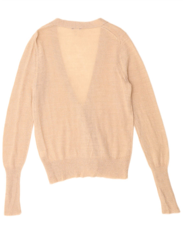 Maglione cardigan da donna J. Crew UK 16 Large Beige Acrilico