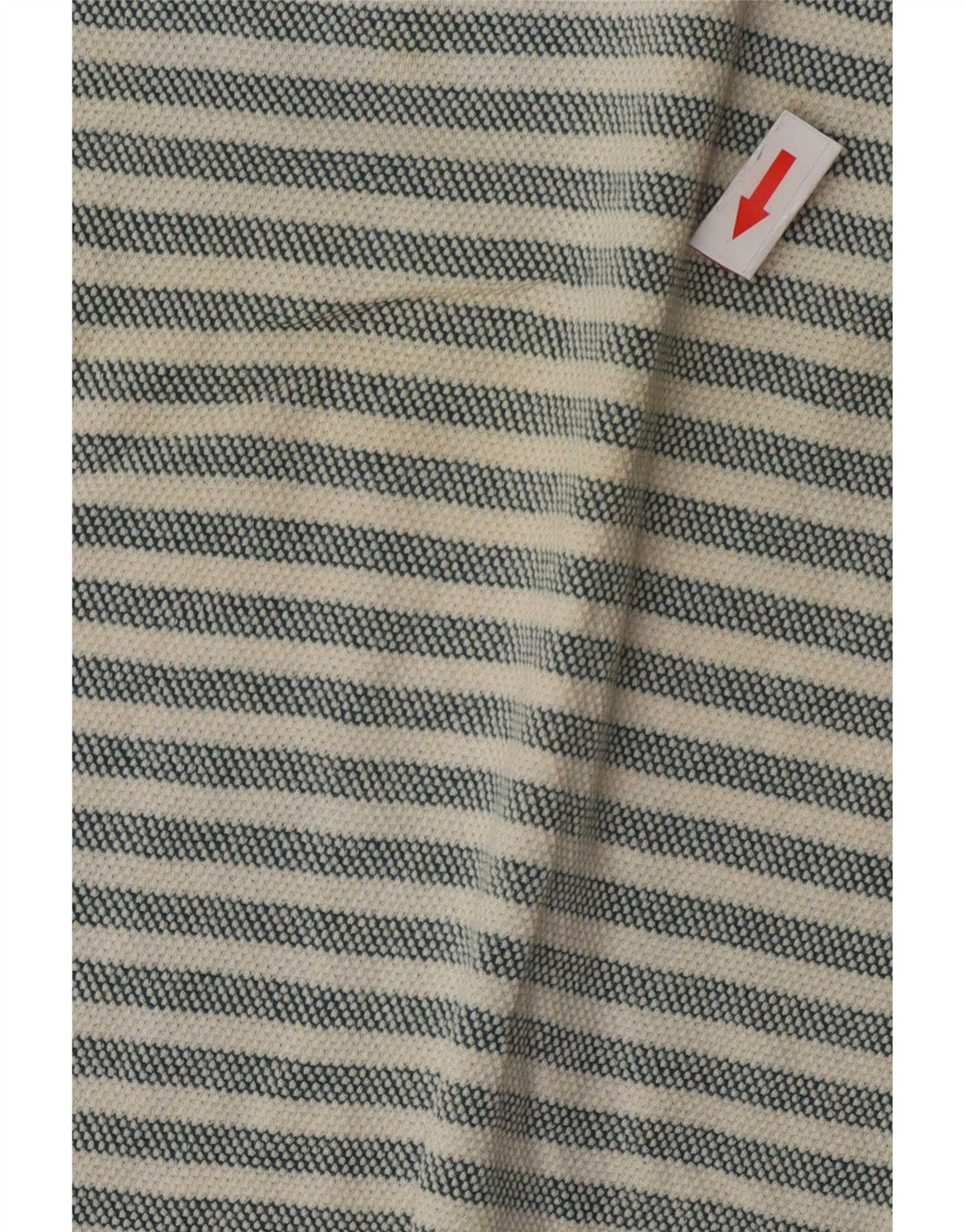 T-shirt Zara da uomo Top grande in cotone a righe grigie