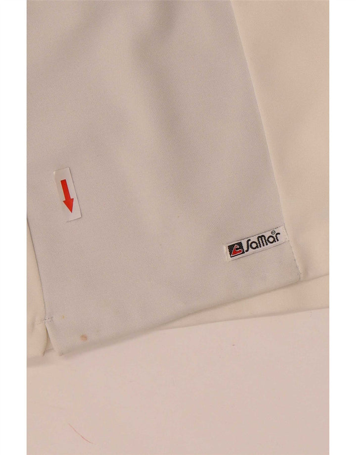 Pantaloncini chino da uomo Samar IT 54 2XL W34 Poliestere color block bianco