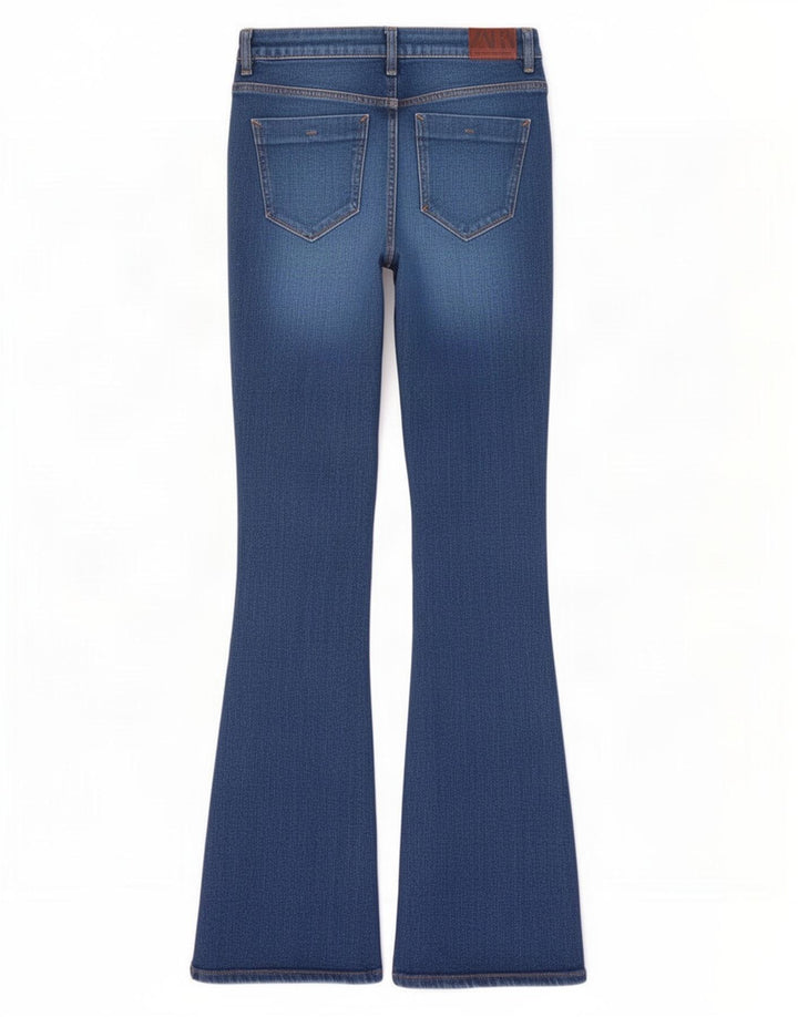 Jeans svasati da donna Zara EU 40 medio W30 L32 cotone blu