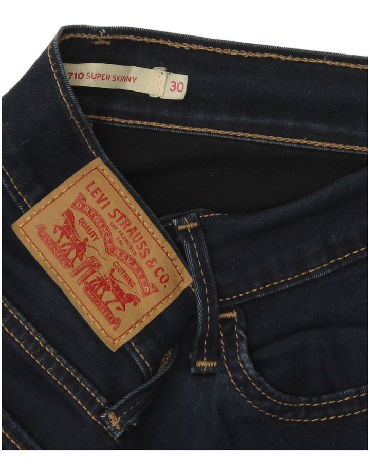 Levi's Jeans 710 Super Skinny da Donna W30 L28 Blu Navy
