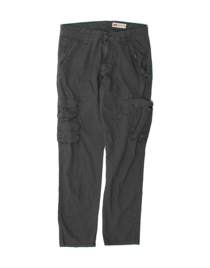 WRANGLER Womens Tapered Cargo Trousers W30 L29 Grey Vintage Wrangler and Second-Hand Wrangler from Messina Hembry 