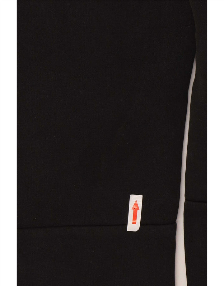 Pantaloni da tuta da uomo Puma in cotone nero medio