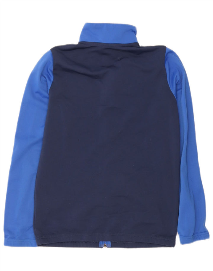 Giacca superiore della tuta da ragazzo Nike 12-13 anni Large Blu Navy Colourblock
