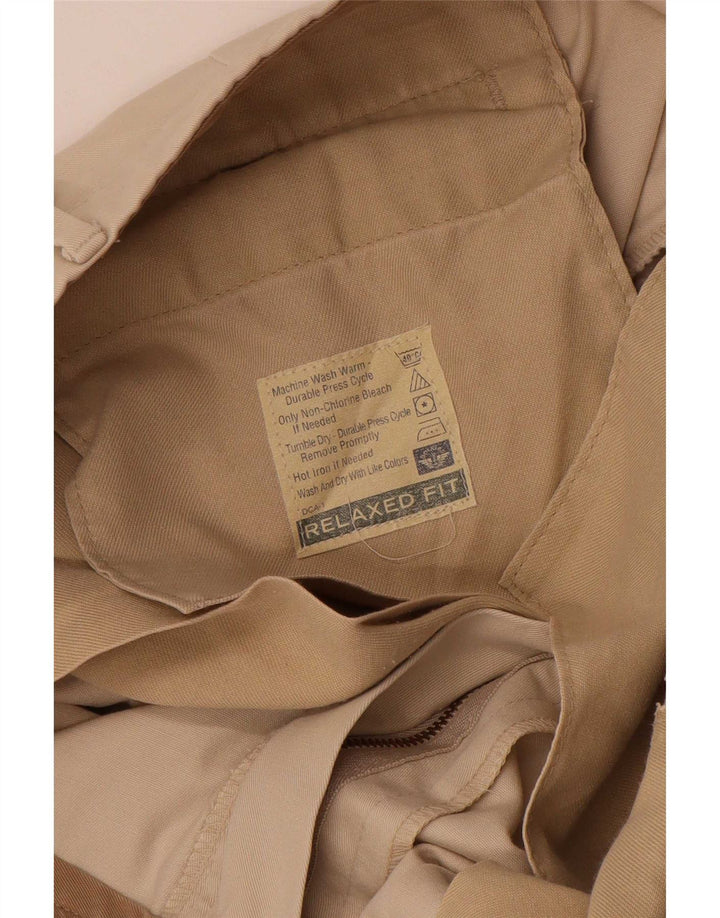 Pantaloni chino da uomo dalla vestibilità comoda Dockers W38 L31 Beige
