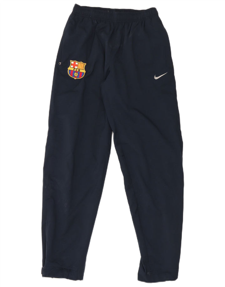 Pantaloni della tuta da uomo Nike FCB piccoli in poliestere blu navy