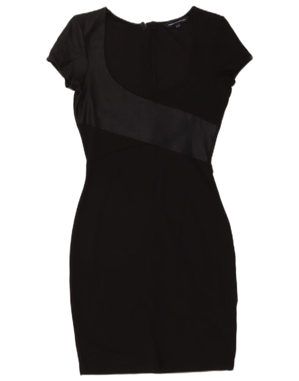 Abito aderente da donna French Connection UK 10 Piccolo in viscosa nera
