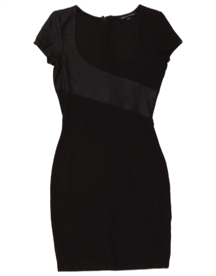 Abito aderente da donna French Connection UK 10 Piccolo in viscosa nera