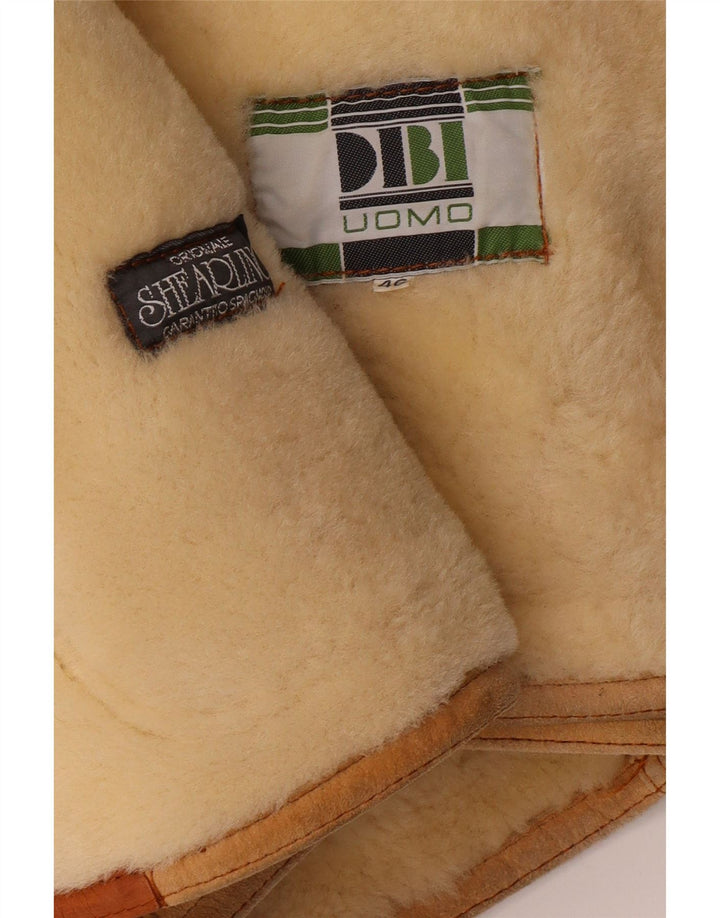 Giacca in montone DIBI Uomo Uomo IT 46 Small Beige Shearling Classic