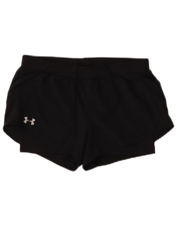 Pantaloncini sportivi Under Armour da donna Heat Gear UK 14 medio nero