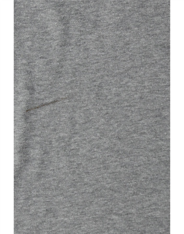 T-shirt grafica da uomo Under Armour Top in cotone chiazzato grigio piccolo