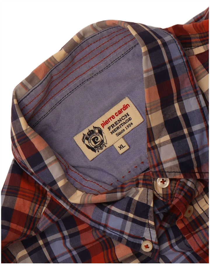 Camicia da uomo Pierre Cardin XL a quadri multicolore