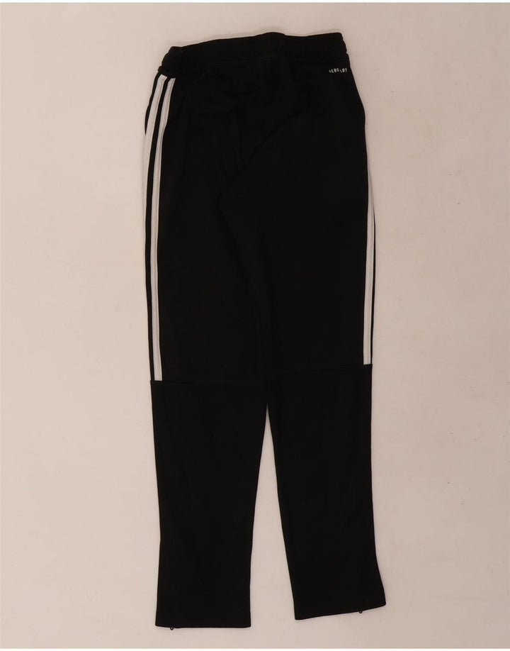 Pantaloni della tuta Adidas Aeroready da ragazzo 11-12 anni in poliestere nero