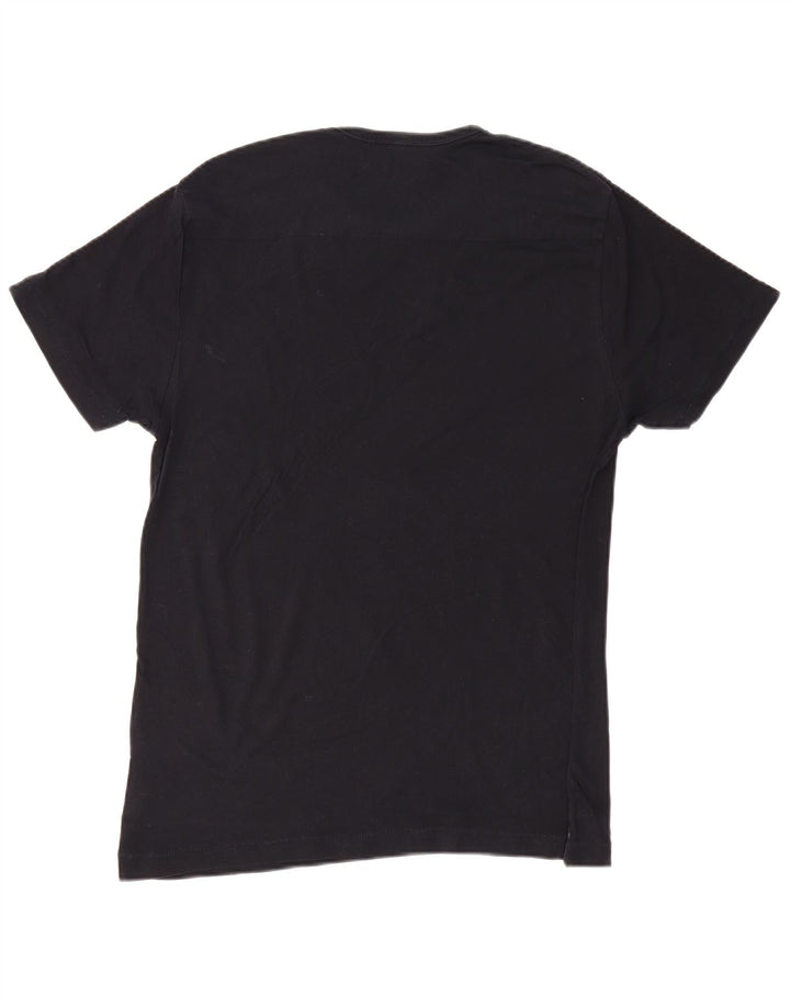 FRENCH CONNECTION Mens T-Shirt Top Large Black Cotton