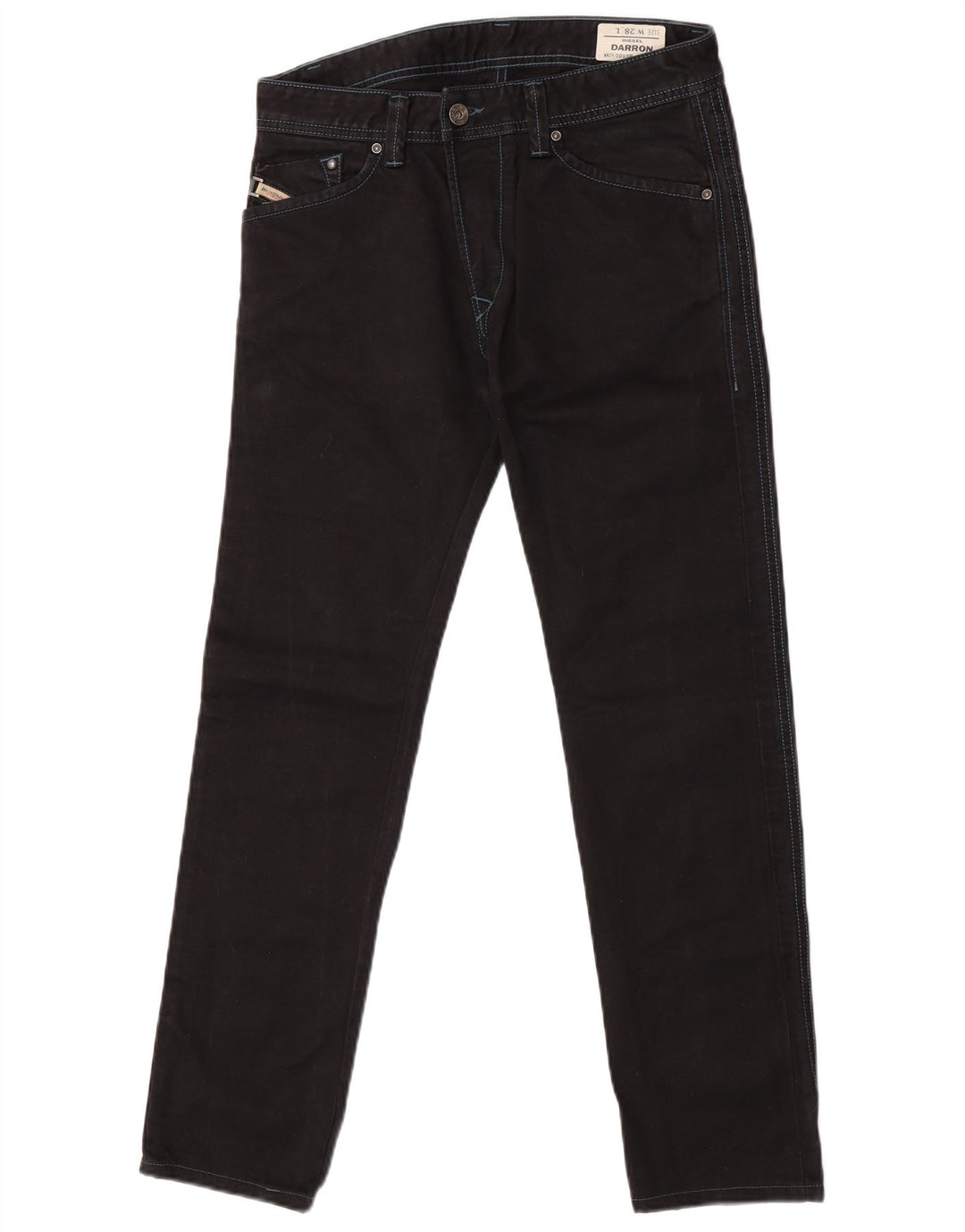 Jeans da donna slim Darron Diesel W28 L28 cotone blu navy