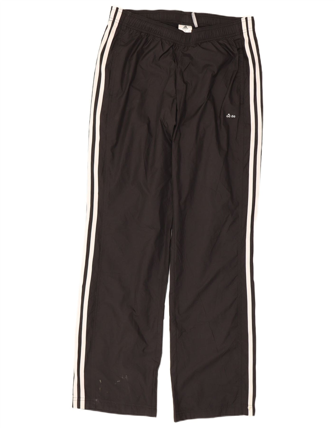 ADIDAS Womens Clima Proof Tracksuit Trousers UK 12 Medium Black Polyester