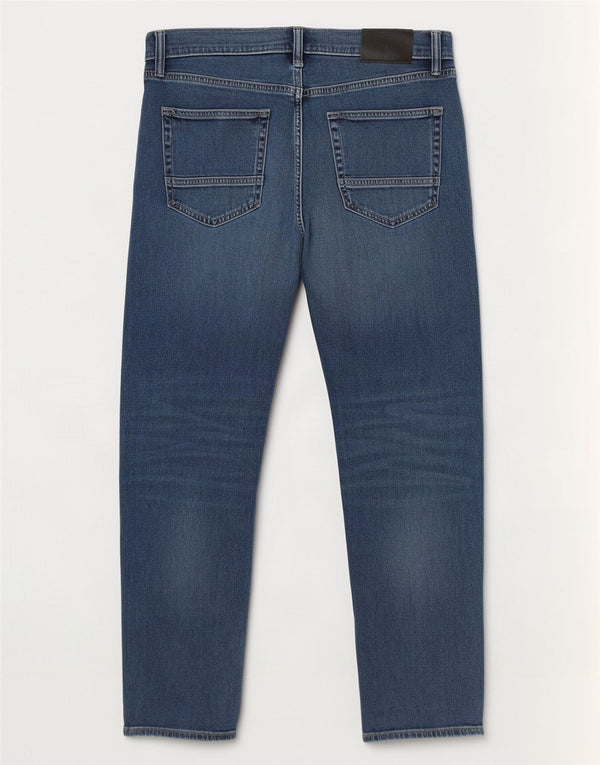 Jeans dritti da uomo Marks & Spencer W32 L29 cotone blu