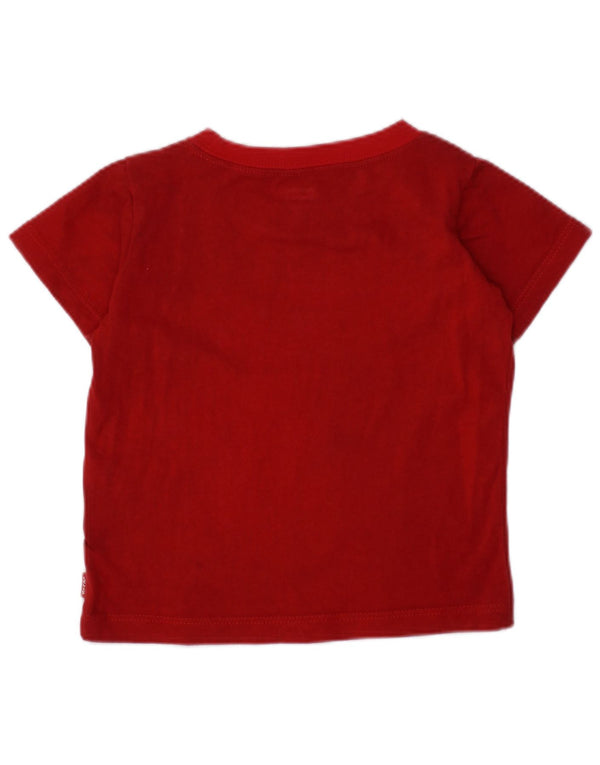 LEVI'S Baby Boys Graphic T-Shirt Top 12-18 Months Red Cotton