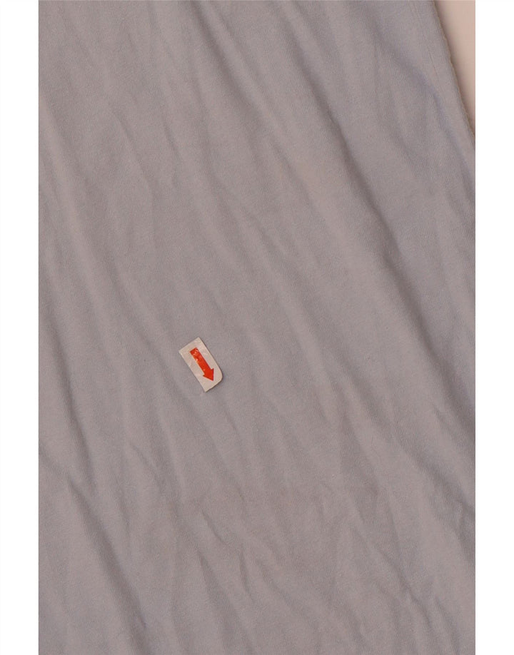 T-shirt Hollister da uomo grande in cotone blu