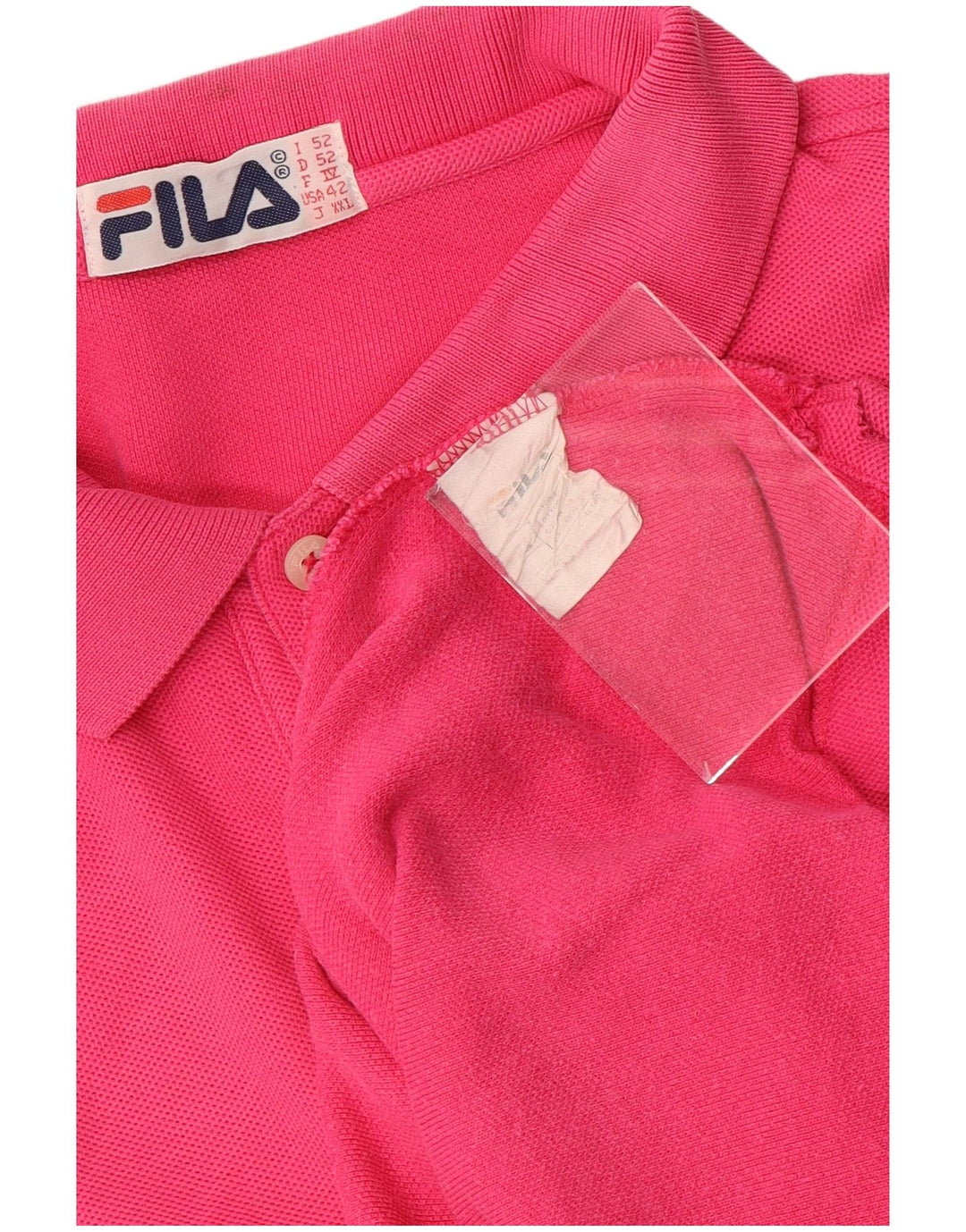 Polo Uomo Fila IT 52 Large Rosa Cotone