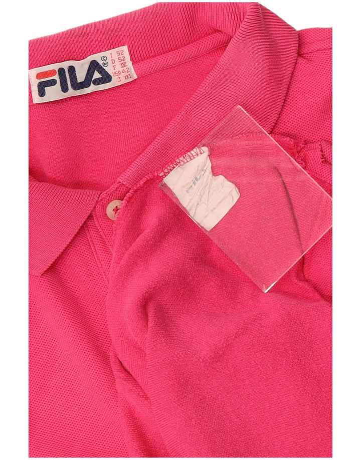 Polo Uomo Fila IT 52 Large Rosa Cotone