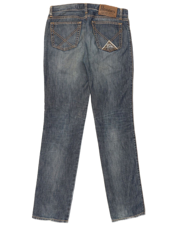 Jeans slim da donna Roy Rogers W27 L32 cotone blu