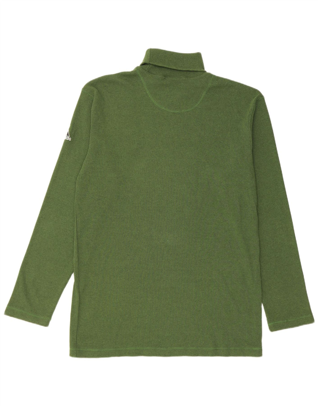 Maglione maglione da uomo a collo alto ADIDAS taglia 46/48 2XL cotone verde
