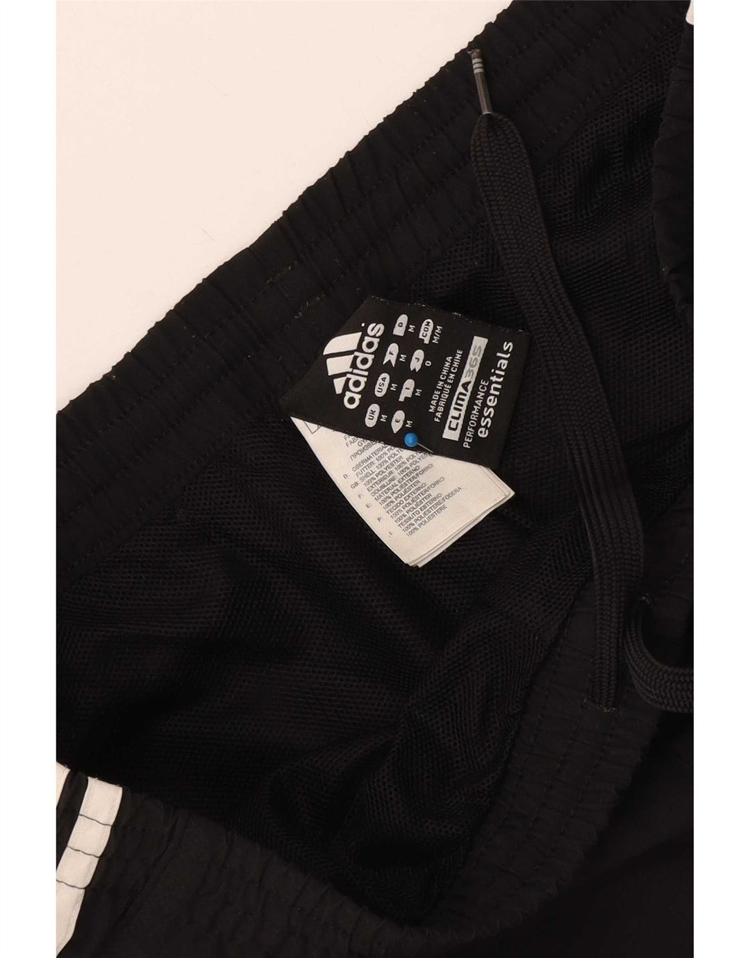 Pantaloncini sportivi Adidas Clima 365 da uomo medio poliestere nero