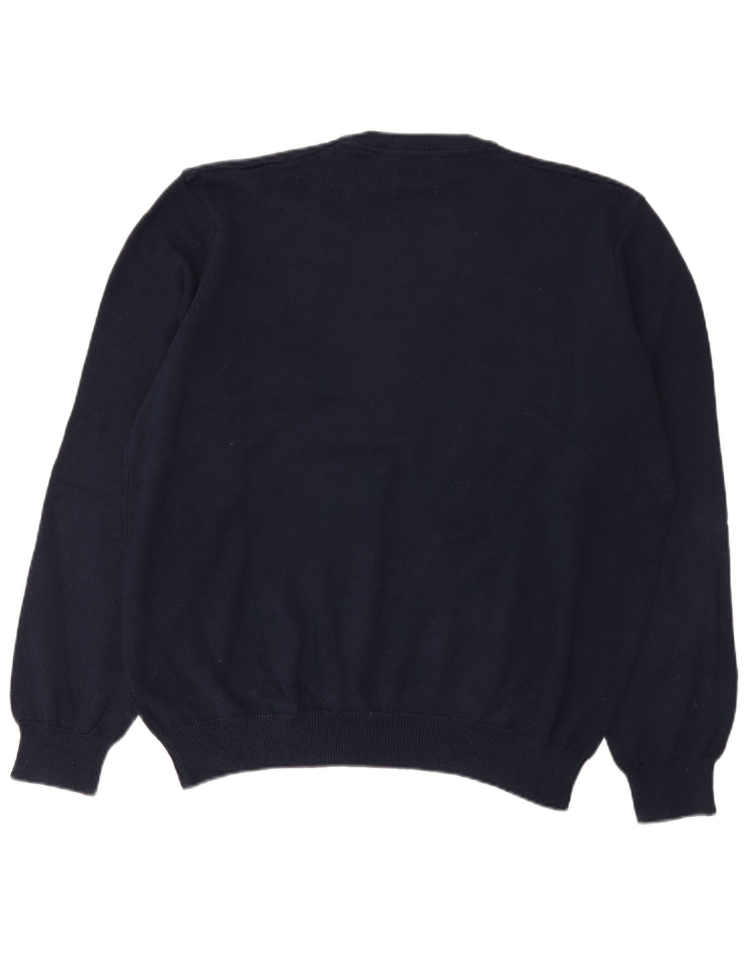 Maglione maglione con scollo a V da uomo Marks & Spencer 2XL cotone blu navy