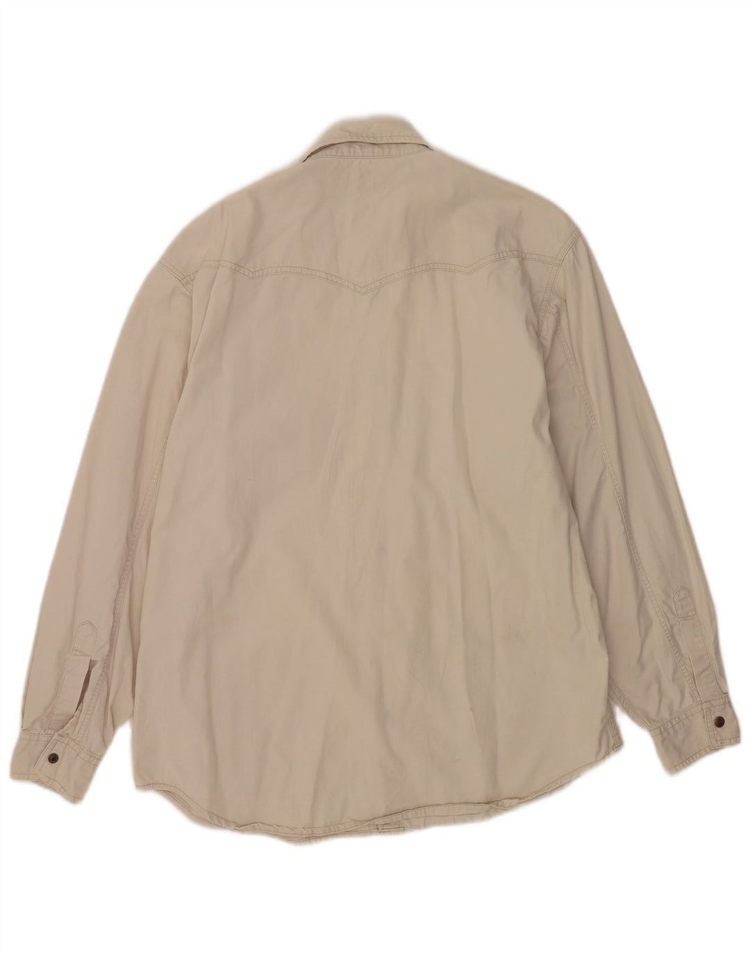 Camicia western da uomo Big Star in cotone beige medio
