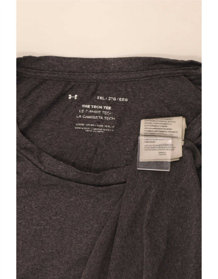 T-shirt da uomo Under Armour Top 2XL poliestere grigio