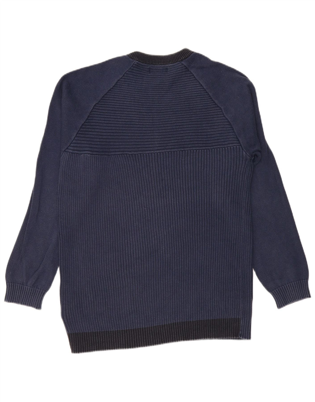 JACK & JONES Maglione da uomo Core con zip e collo XL a blocchi di colore blu navy