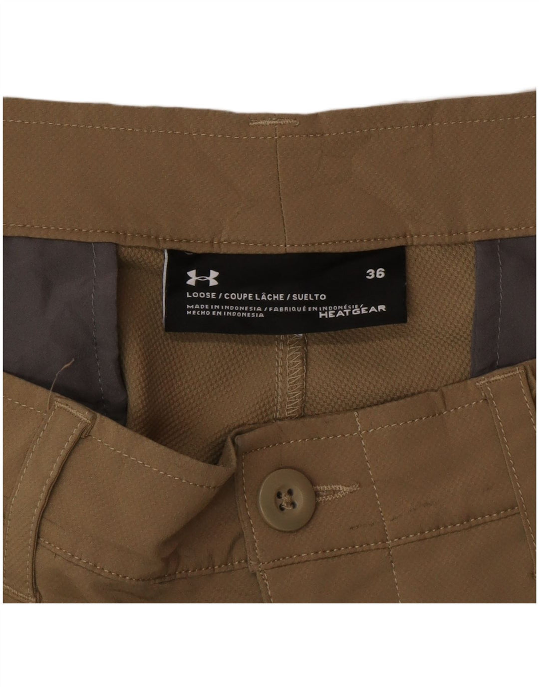 Pantaloncini casual da uomo Under Armour Heat Gear W36 Large Marrone