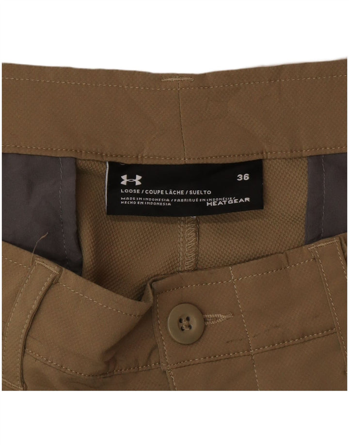 Pantaloncini casual da uomo Under Armour Heat Gear W36 Large Marrone