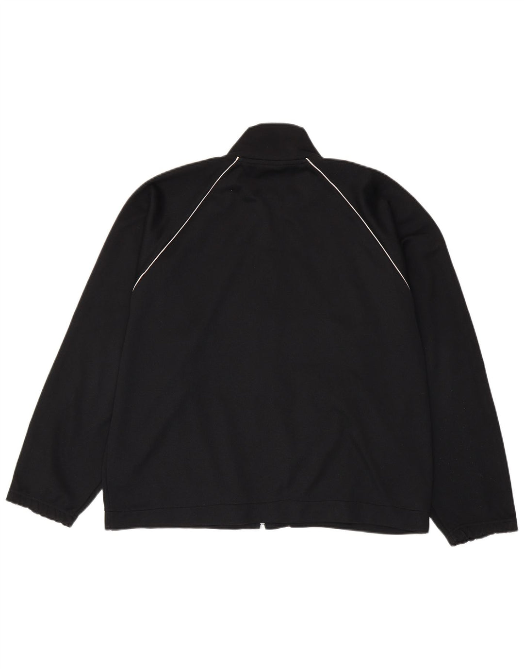Giacca sportiva da uomo con grafica Asics, giacca in poliestere color block medio nero