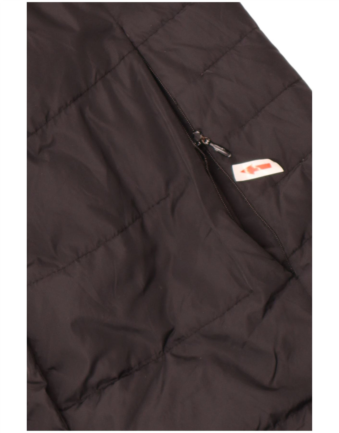 Cappotto imbottito sportivo da donna Marella UK 14 grande nero in poliammide