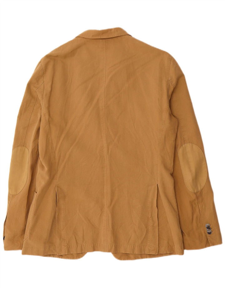 Giacca blazer da uomo a 2 bottoni Gant IT 50 grande lino marrone
