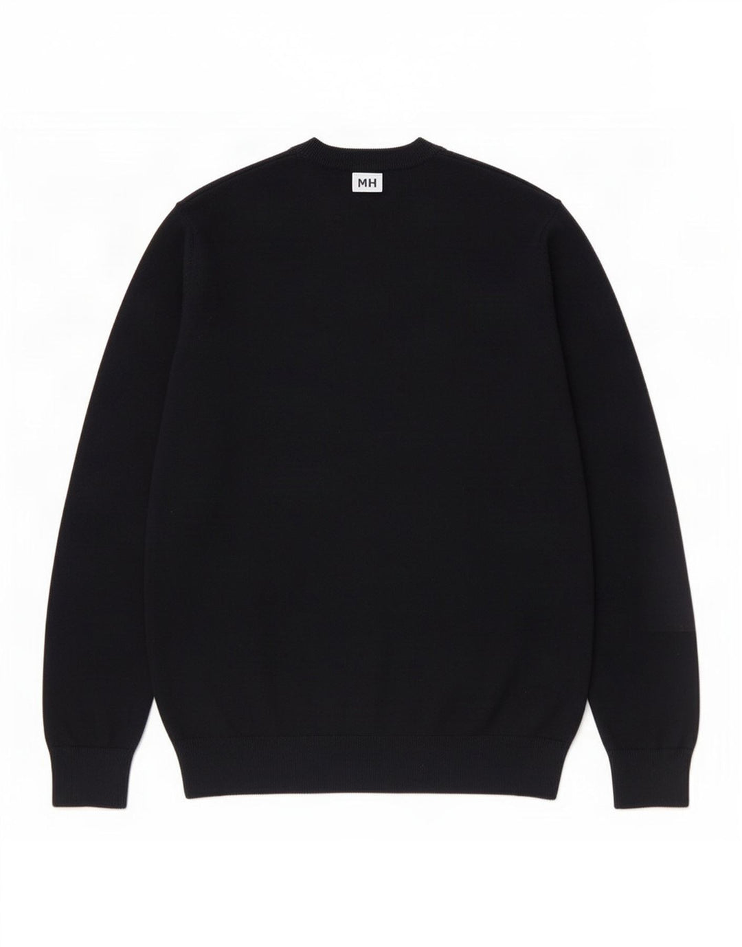 Maglione maglione girocollo con grafica da uomo Marks & Spencer in cotone nero medio
